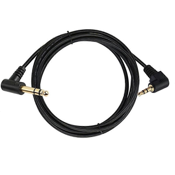 Fleksibel 6,35 mm 1/4\" Han til 3,5 mm 1/8\" Han TRS Stereo Lydkabel ABS Metal db