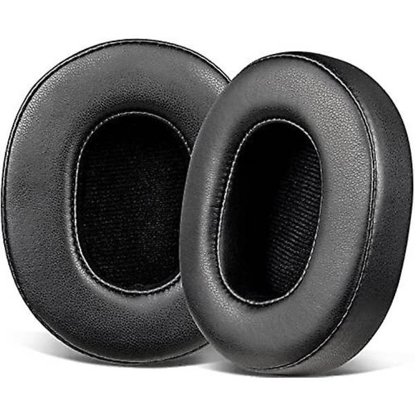 Ersättningshörlurar Öronkuddar För Skullcandy Hesh 3/anc/evo & Crusher Wireless/anc/evo/360 & Venue Anc Over-ear {DB Protein Leather-Black