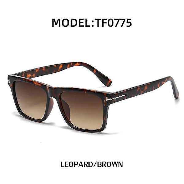nytt mode tom brand tf rektangel solglasögon kvinnor män 2022 lyx designer hög kvalitet Ins populära oculos de sol [DB] baowen-tea uv400