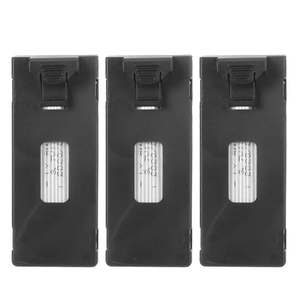 3 stk. Drone Lithium Batteri 1800mah 3.7v Genopladelig Quadcopter Drone Batteri Til E88 E88pro E100 E99 K3 K6 E89 P1 P4 P5 [DB]