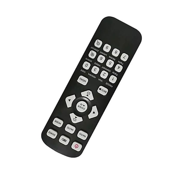 Ny T-2501 for projektorer 3d fjernkontroll X1123h X118 X118ah X118h X1223h X128h X1323wh X138wh X168h [DB] Black