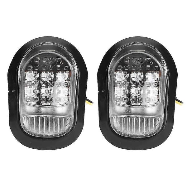 Universal 9LED Motorcykel Blinklys - Gul 12V [DB]
