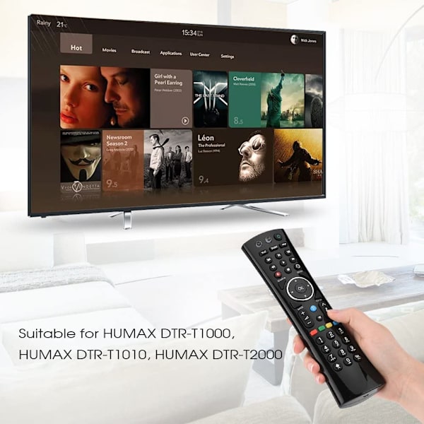 Smart fjärrkontroll ersättning TV-fjärrkontroll för HUMAX