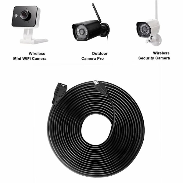 Micro USB Hane till Hona Kabel Fullständigt Ansluten Micro USB Förlängningssladd Förlängningsladdningssladd Endast Laddning [db] 30cm