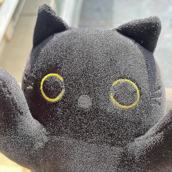 Lång Svart Katt Lång Katt Kudde Lång Katt Kudde Katt Sovkudde Sängkudde [DB]