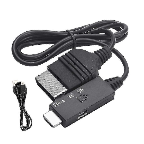 Adapter til Xbox til HDMI-kompatibel konverteradapter 1080i 720p 480p konverter db