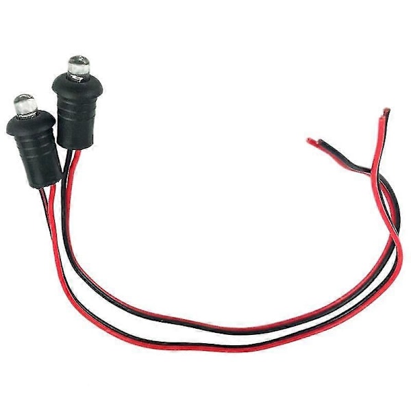2 stk 12V Blå Blinkende Dummy Falsk Bilalarm Dash Mount LED Lys Motorsykkel Tilbehør [DB]