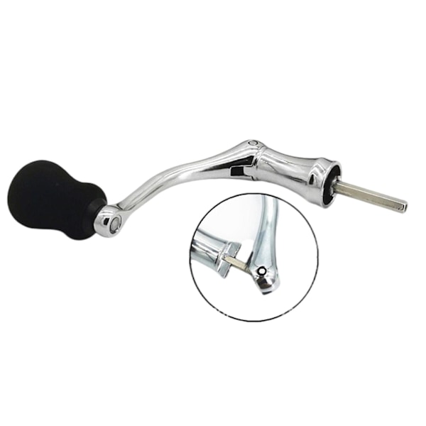 Universal Spinnrullehandtag Metall Fiske Rulle Rock Arms Grepp Knapp Delar Fg {Db} S