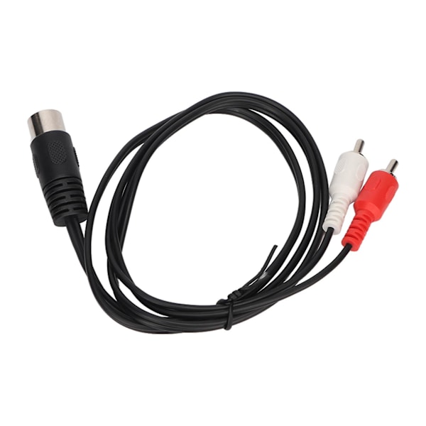 DIN 7PIN Hann til 2RCA Hann Kabel - Dobbel skjerming, 3.3ft Lyd Adapterkabel db