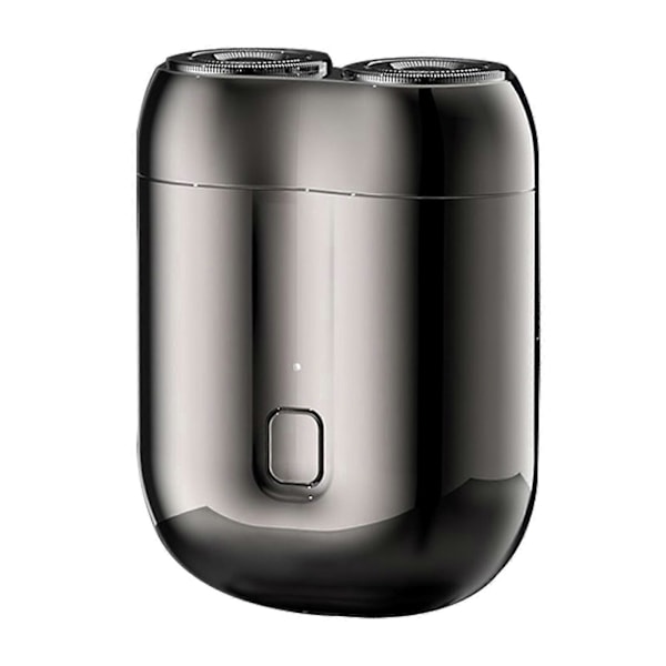 USB Genopladelig Mini-barbermaskine Lommeformat Bærbar Elektrisk Barbermaskine til Mænd [db] Grey