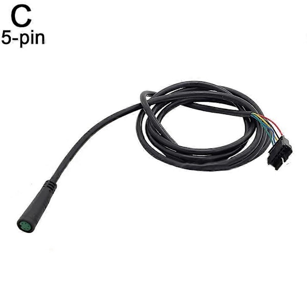 Elektrisk scooter instrumentdisplay Tommelkontroll 5-pin 6-pin db 1.45m 5 pin