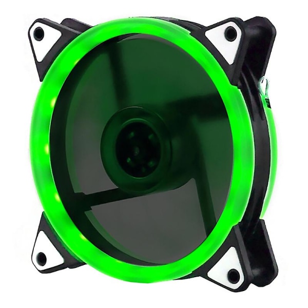 Kotelokotelo Mykistä Big Air Flow 12cm Rgb-valot Pc-jäähdytystuuletin Kotiin Jikaix Green