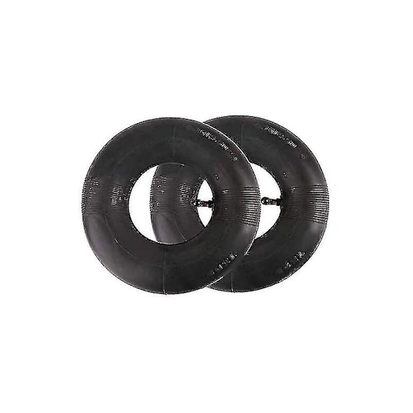 Sæt af 2 Inderør 410/350-6 Micro Tiller 4.10/3.50-6 Albue Pneumatisk Havemaskiner Til Vogne, Transportvogne, Havevogne [DB]