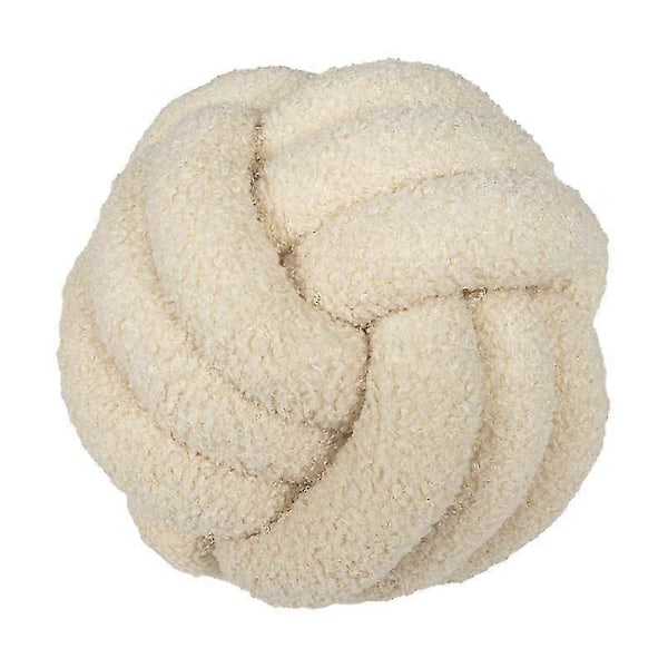 Knutkudde Boll, Mjuk Heminredning Rund Prydnadskudde db Beige 22cm