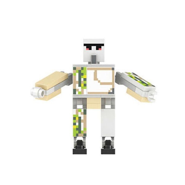 13 stk. Minecraft-blokke figurer passer til bygning af figurer i verden Mini My Series Db