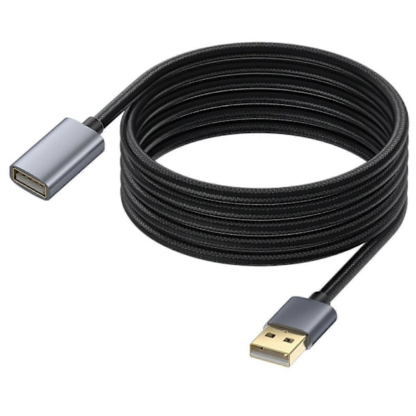 Type A USB-forlengelseskabel 3m USB 2.0 Type A Hann til Hunn Skjøteledning db