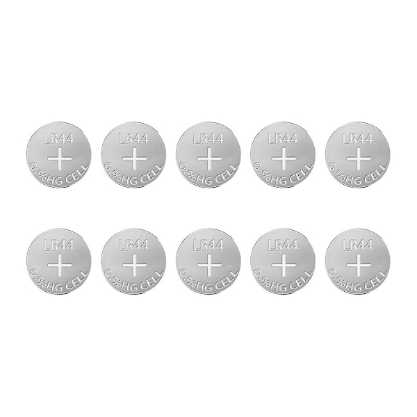 Høy ytelse LR44 Batteri Myntceller Batteri for små elektronikk db 10 pieces