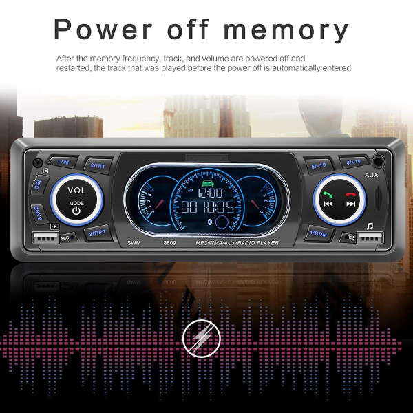 Bil Mp3-spiller Bilradio Multimedia Håndfri Mp3 Biltilbehør