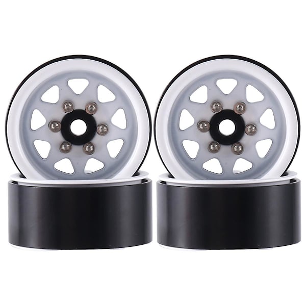 1 In Beadlock Felg Negativ Offset 3.78mm Nav For 1/18 1/24 Rc Crawler Bil Axial Scx24 Ax24 Trx4m Fcx24,6