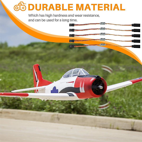5 st Universal 3.6V-24V 5A Servo Signal Reverser för RC Servo för JR Flygplan V-Tail [DB]