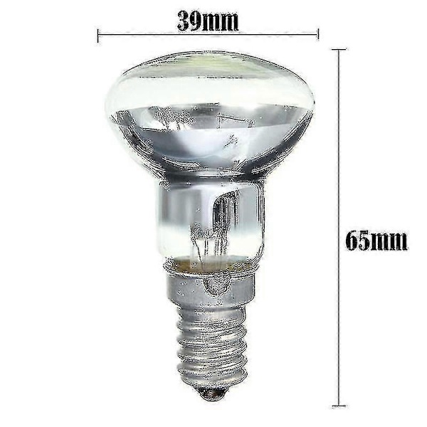 5 st Ersättningslampor för Lava Lamp E14 R39 30W Spotlight Skruvlampa Glödlampa---Kod11731 {Db}