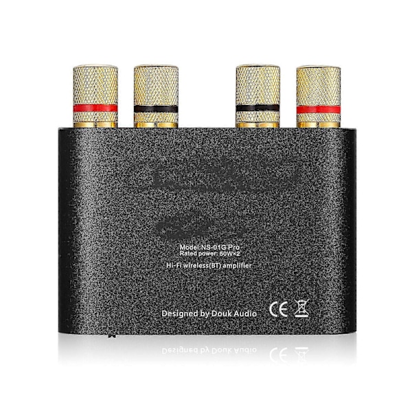 Bluetooth 5.0 Stereo Audio Forstærker Receiver 2-kanals Klasse D Mini Hi-fi Forstærker [DB]