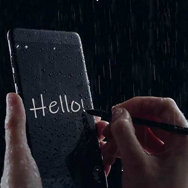 for Galaxy Note 9 Bærbar Elektromagnetisk Penn Lett Vanntett [DB] Black