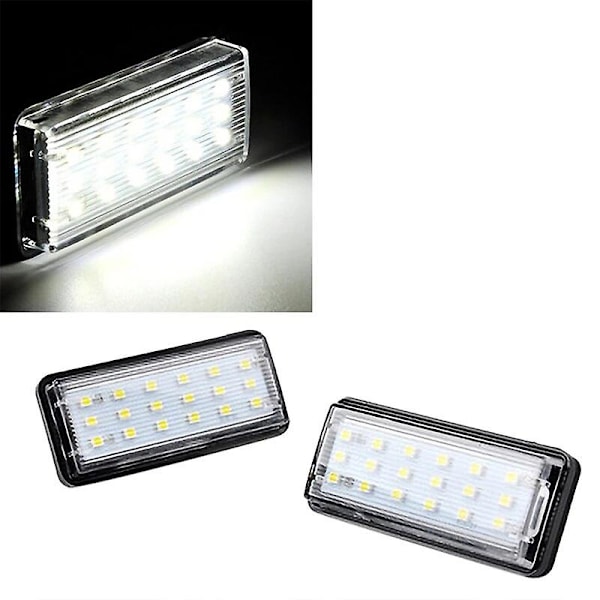 Canbus Car LED Number License Plate Light For Toyota Land Cruiser 100 200 Prado 120 Reiz 4D Mark X Accessories {Db}