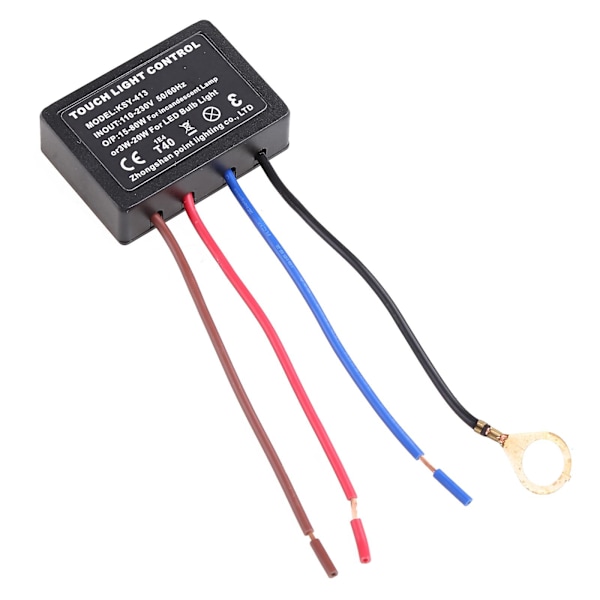 for Touch Lamp Sensor Kontrollmodul Erstatningssett 3 Nivåer Sensor Dimming [DB]