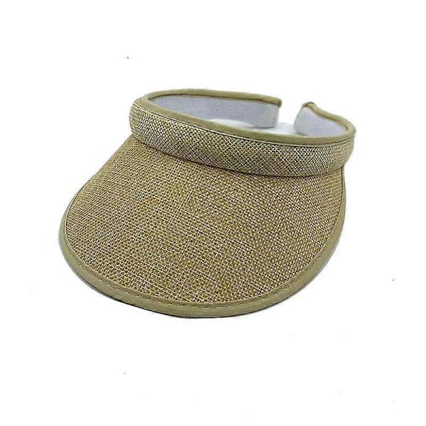 Clip On Visir Solhatt Vuxen Bred Brätte Clip On Huvudkeps Visir För Kvinnor [db] Green