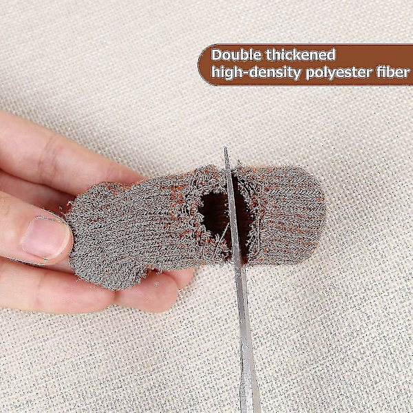 24 stk Stolputebeskyttere Høy Elastisk Møbelsokker Pads Sklisikre Stolputebein {db} Brown