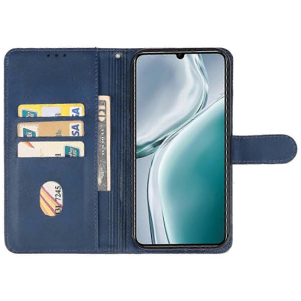 Læder telefoncover til OUKITEL C50 [DB] Blue