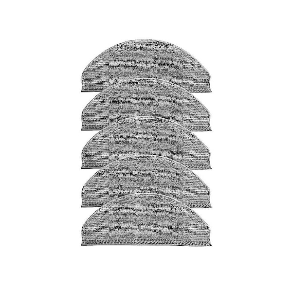 5 stk. reservemoppkluter for Robovac X8 Hybrid Robot Vacuum Kits Tilbehør [DB] as shown