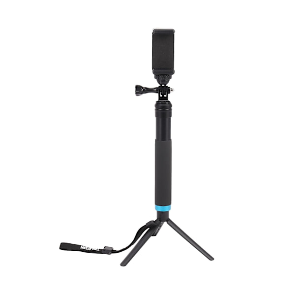 6-i-1 utdragbar stativfäste handhållen monopod stång för 4k mobiltelefon selfiepinne tillbehör