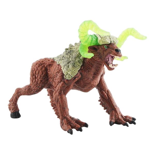 Monsterfigurer Olika Vattenkrabba Bläckfisk Isdemon Nötkreatur Svart Panter Monstermodell PVC Mytisk Djurstatymodell Barn [DB] D