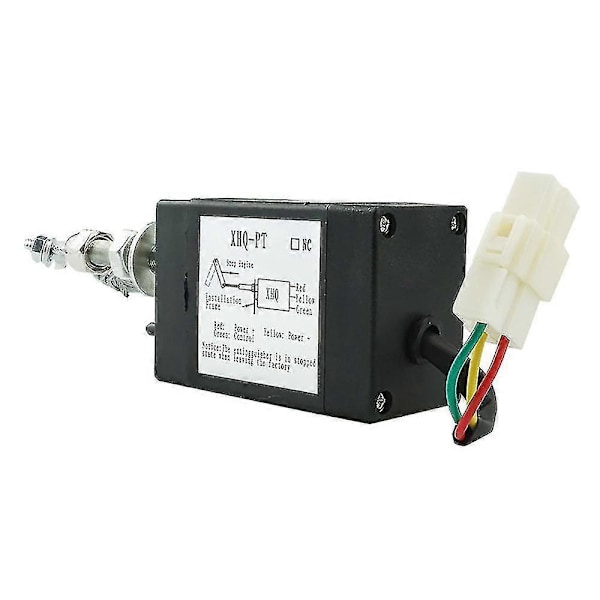 Xhq-pt Off Pull Type Moottorin Lisävaruste Pysäytyssolenoidi (12v Normaalisti Auki) g20241783166 [Db] Black