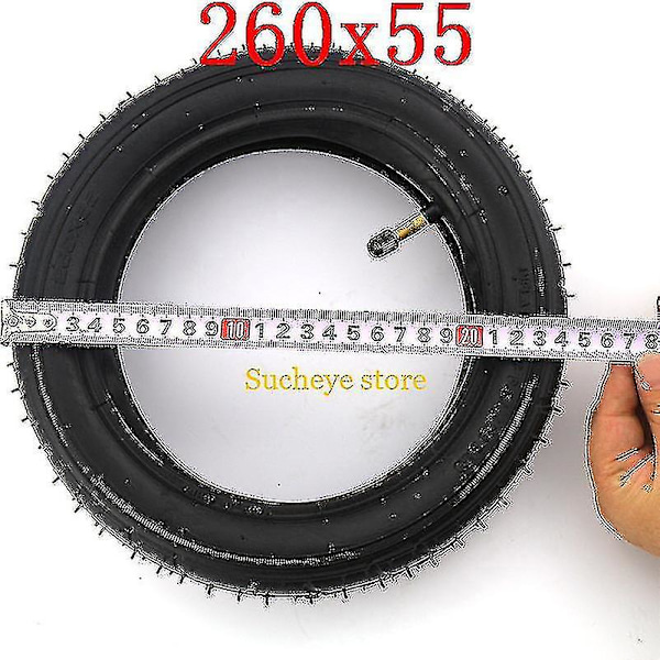 260x55 Rengas ja Sisärenkaat Sopii Lasten Kolmipyöräiseen Vauvanvaunuun Taittuvaan Vauvanvaunuun, Sähköpotkulautaan, Lastenpyörään 260*55 Rengas [DB] inner tube