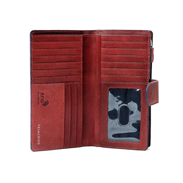 Luna Leather Large Tab Lompakko - 2923 [DB] Blue