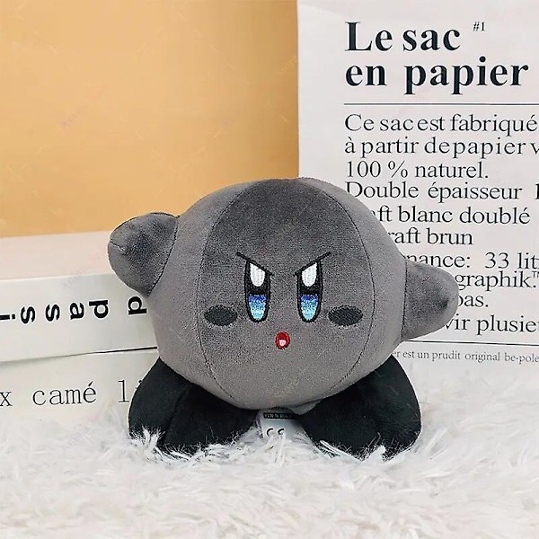 Ny ankomst grå stjerne Kirby plysjdukke leketøy tegneserie anime 14cm stjernehimmel Kirby myk utstoppet samling jenter barn bursdagsgaver [DB] Kirby