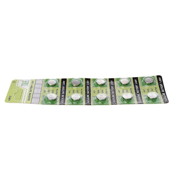 10 st Cell Coin Alkaline Batteri Ag7 1.55v Knappcell LR927 För Klocka [DB]