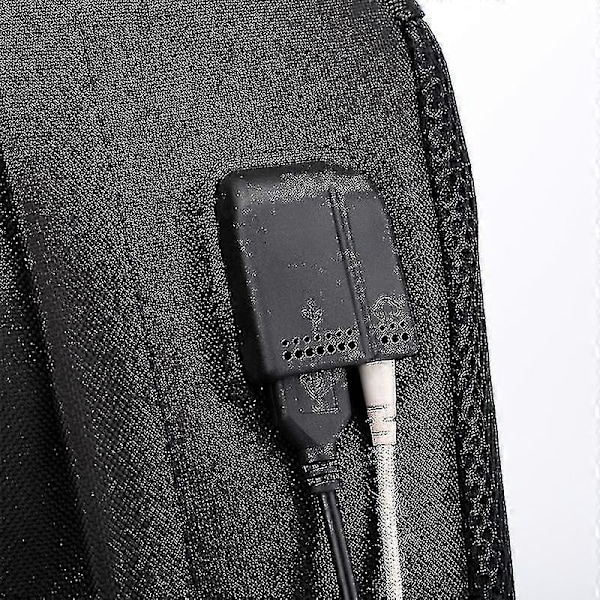 Blackpink Ryggsäck USB Laddningsbar Ryggsäck Student Skolväska {Db} Black