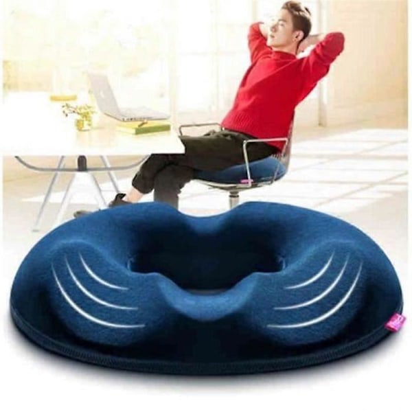 Ortopædisk Coccyx Siddepude - Ergonomisk Design Stolepude til at Reducere Haleben Smerter [DB]
