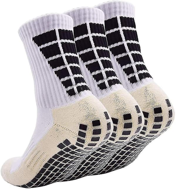 Halkfria Sockor [DB] 3 Pairs White