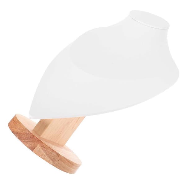 Halskædeholder Smykkearrangør Mannequin Display Stand Hvid[DB]
