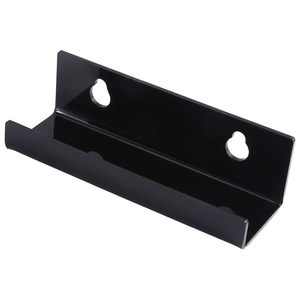 Svart vinylplatespillhylle veggmontering 6-pakning, vinylholder vegg, akryl album plateholder display  [dB} Black