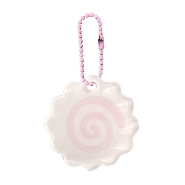 Mini søt akryl rosa blekksprut rull sjarm nøkkelring hengende ornament nøkkelring nydelige anheng for veskepose ryggsekk