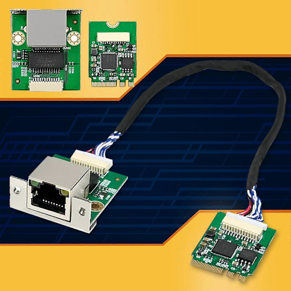 M.2 A+E 2.5GbE Multi-Gig 1G/2.5G/100M NGFF 2230 Intel I226-V Ethernet NIC-kort [DB]