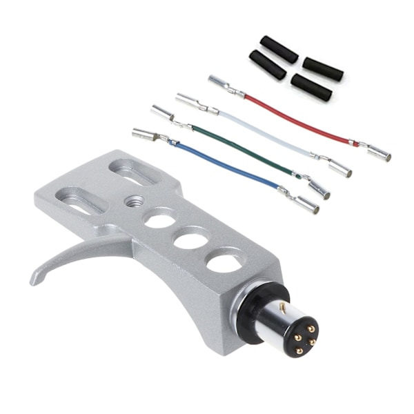Turntable Headshell Mount Universal Phono Cartridge Replacement Phonograph db Silver