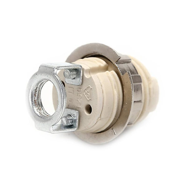 1 stk. Lysbelysningstilbehør G9-lampebaser med metalyderring med holder  [dB} one size