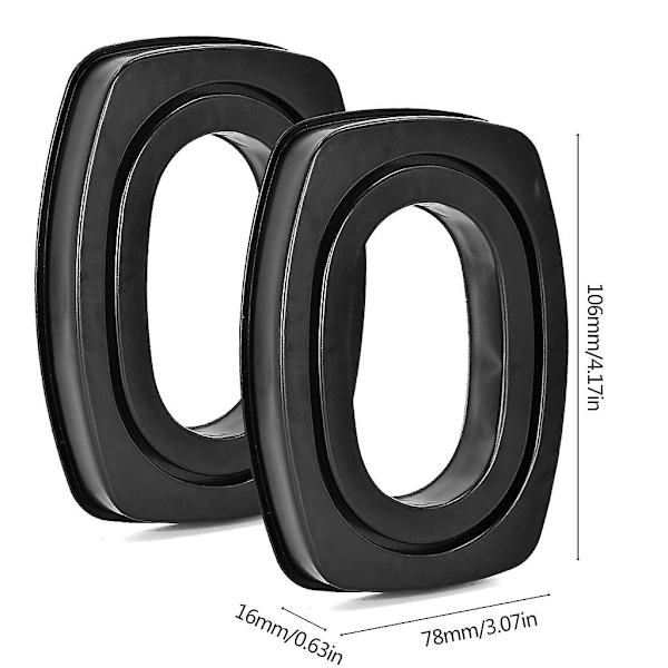 Bekväma öronkuddar för Howard Leight By for Honeywell Impact Hörlurar [DB]